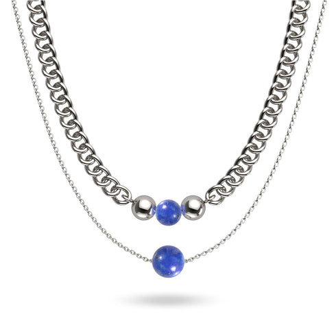 Lapis x Silber | Edelsteinkette